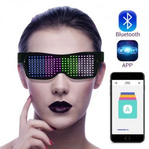 LED Bluetooth glasses Controlled by phone