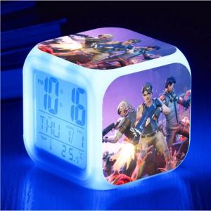 Battle Royale LED color changing digital clock