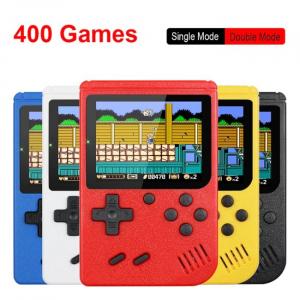 8 Bit retro handheld game console with 400 built-in games