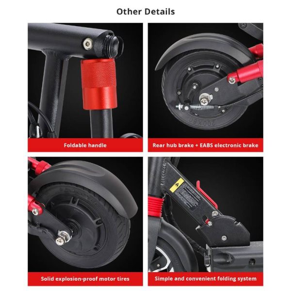 high quality electric scooter with durable brakes