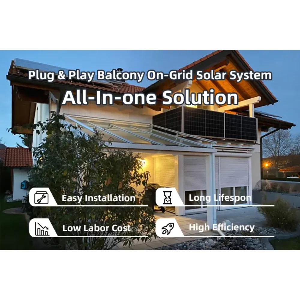EU Stock 400W Wechselrichter Fotovoltaico Panneau Solaire Plug and Play  Balkonkraftwerk Balcony Solar System 600W - China Plug and Play Solar  Modules, Easy Solar Panel Kit