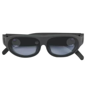 Mixed reality glasses with a compact design