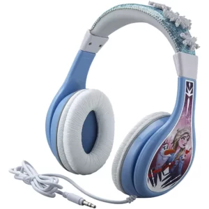 economic girl headphones with frozen characters
