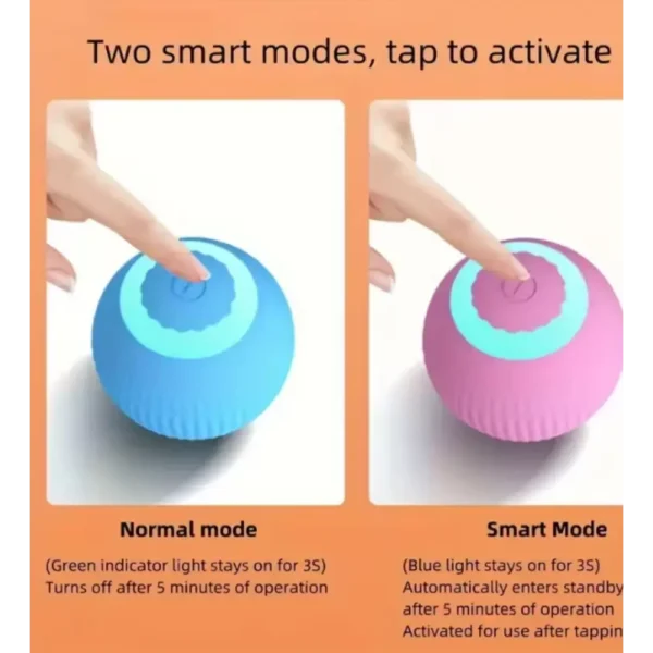 pet toy with two smart function modes